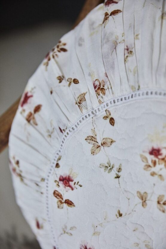 Pudebetræk - Vintage blooming - Ø.50 cm