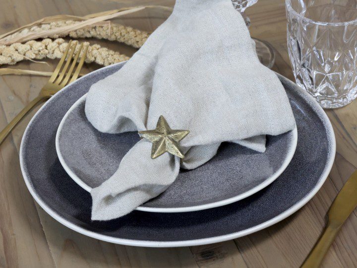 Servietring m. stjerne