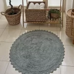 Gulvtæppe - Tuftet - Grøn