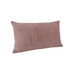 Velourpude med fyld og lynlås