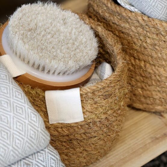 Kurv i flet - Ø.15 cm