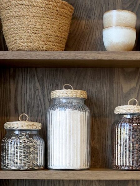 Opbevaringsglas m. fletlåg