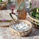 Skål m. fletkurv - Lille