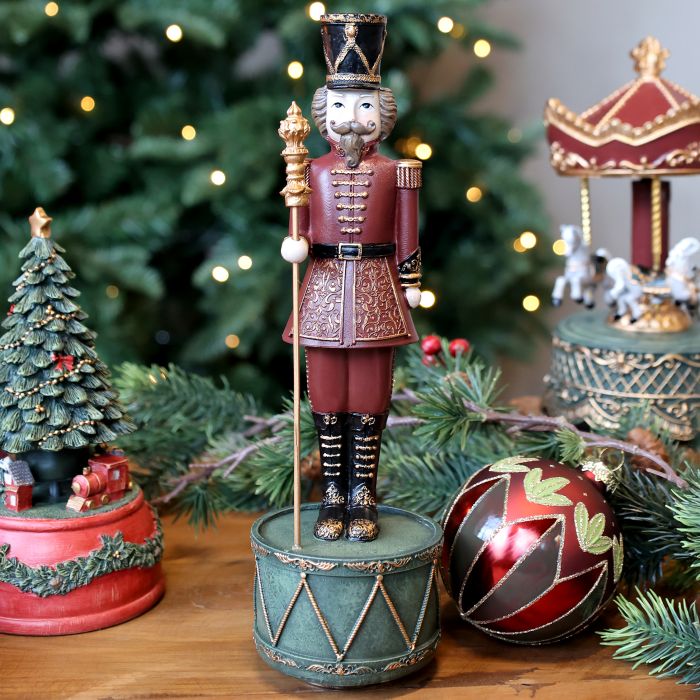 Noël Spilledåse m. nøddeknækker - Cherry