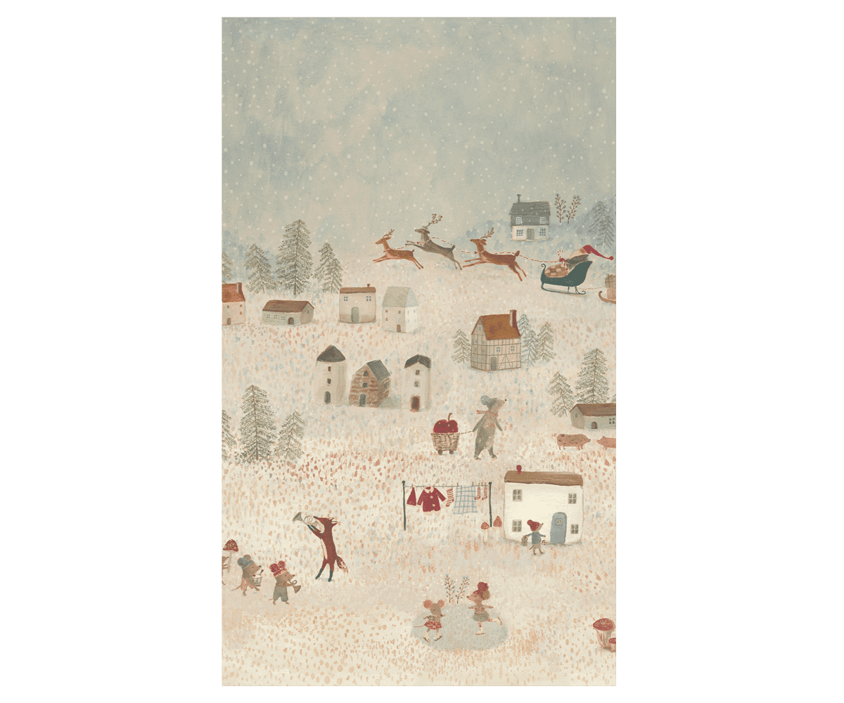 Maileg Gavepapir - Santa is coming - 10 m