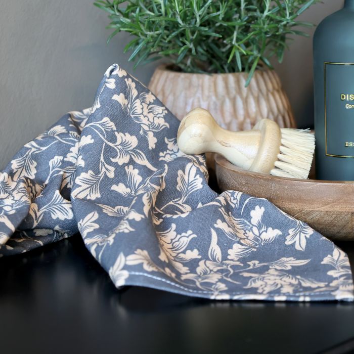 Aix Viskestykke m. bladmønster